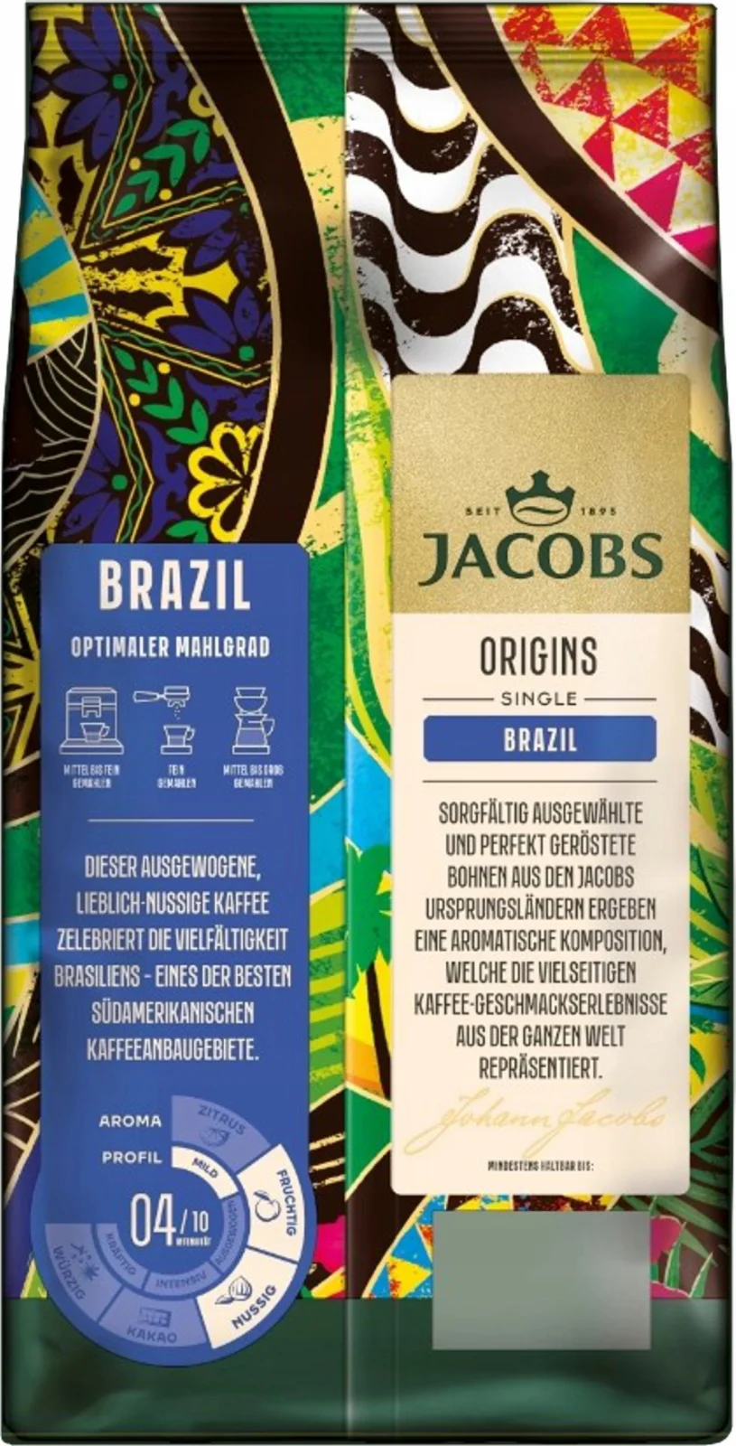 Jacobs Origins Brazil cafea boabe, 1kg [2]