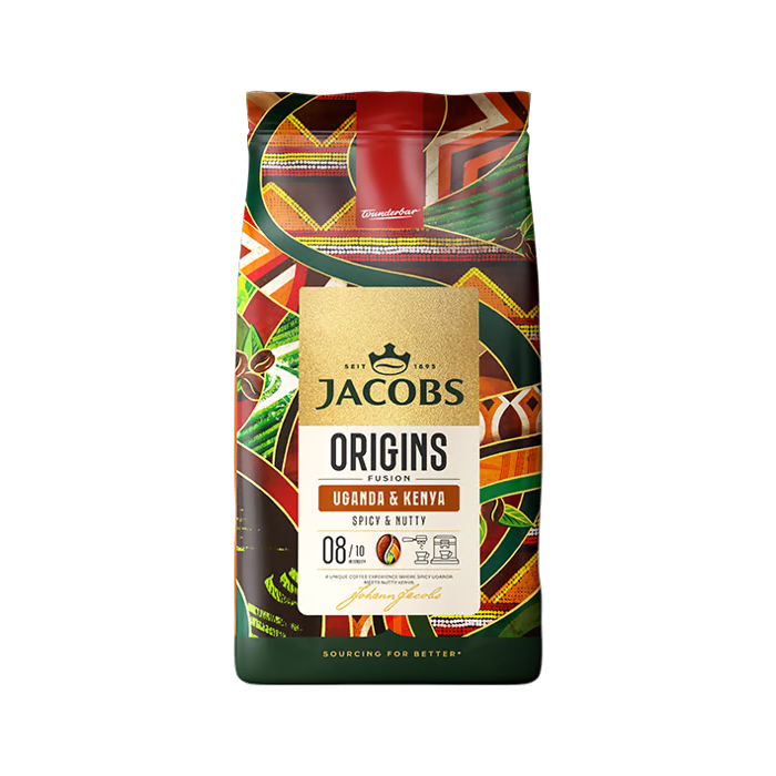 Jacobs Origins Uganda & Kenya Cafea boabe, 1kg [1]