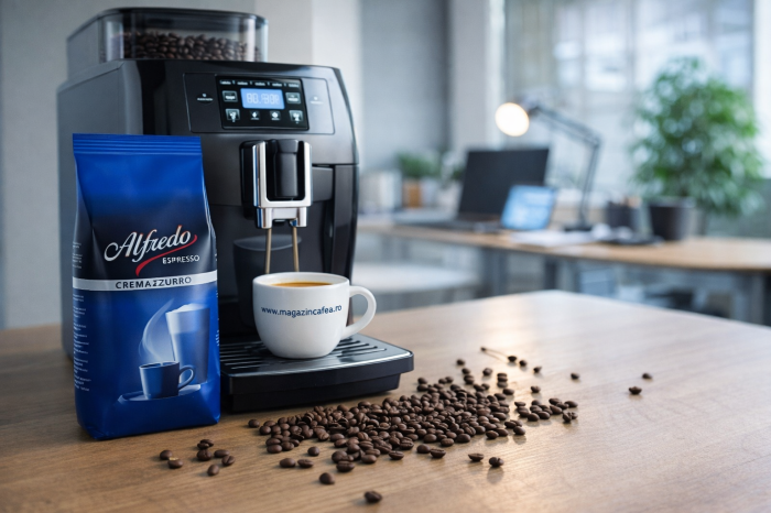 JJ Darboven Alfredo Espresso Cremazzurro Cafea boabe 1 kg [3]