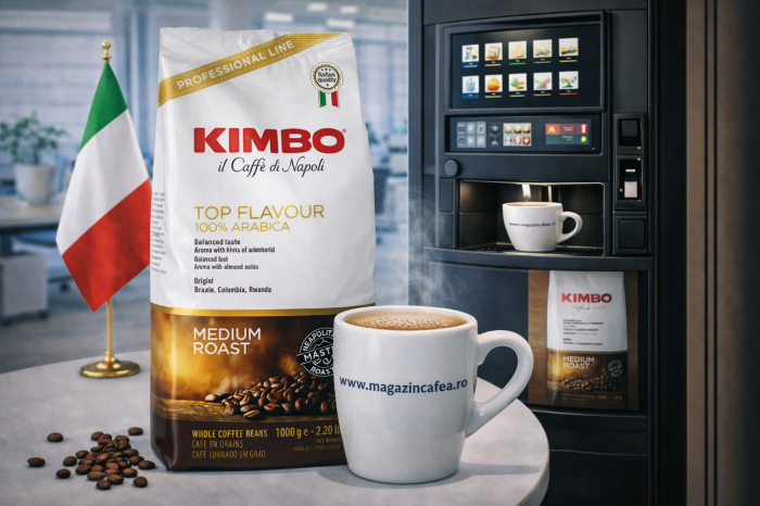 Kimbo Espresso Bar Top Flavour Cafea boabe 1kg [2]