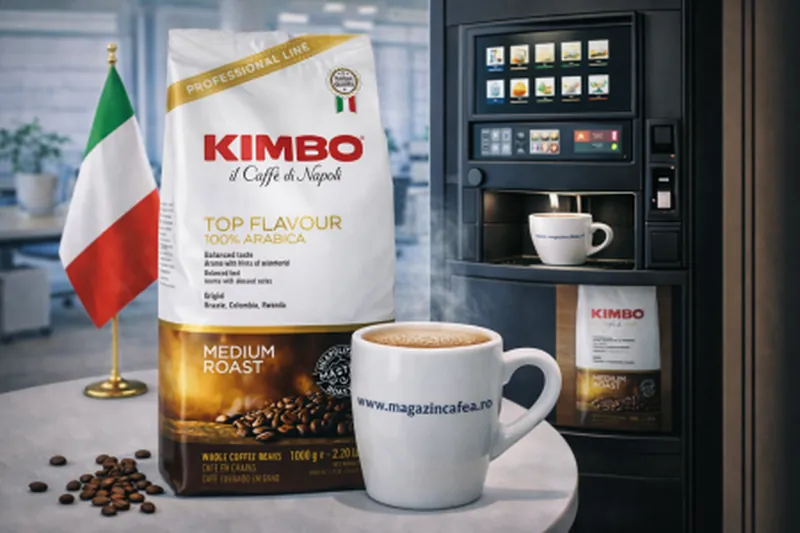 Kimbo Espresso Bar Top Flavour Cafea boabe 1kg [2]