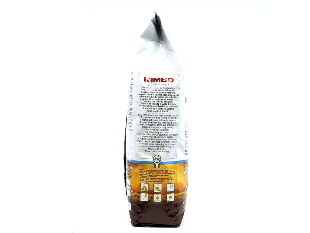 Kimbo Espresso Decaffeinato Cafea boabe, 500g [2]