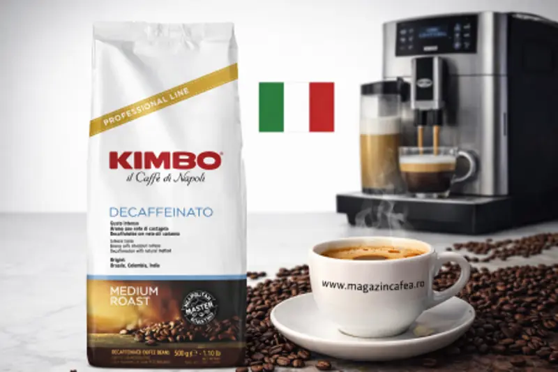 Kimbo Espresso Decaffeinato Cafea boabe, 500g [4]