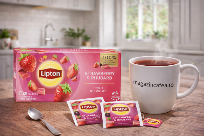 Lipton ceai de Capsuni si Rubarba 20 plicuri [2]