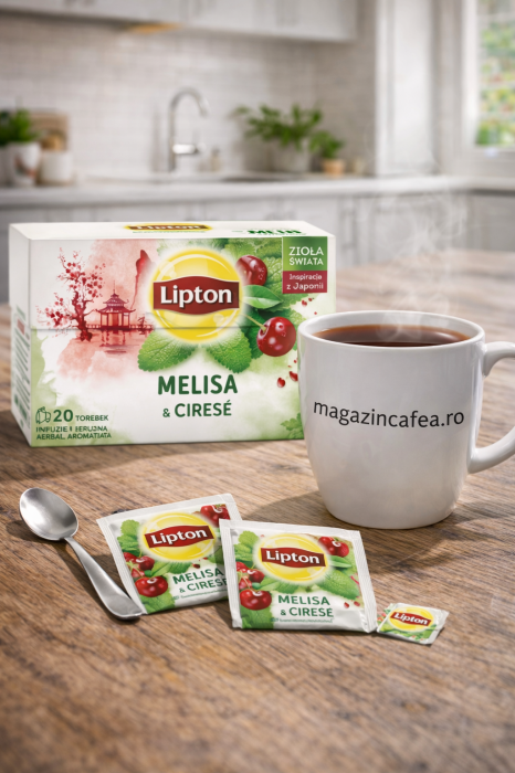 Lipton ceai Herbal de Melissa si Cirese 20 plicuri [2]