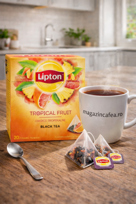 Lipton ceai negru piramida Tropical Fruit 20 plicuri [2]