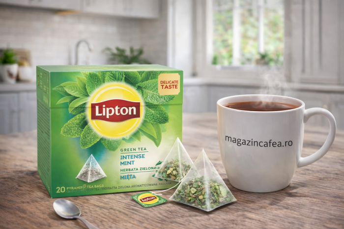 Lipton piramida ceai verde cu menta 20 plicuri [2]