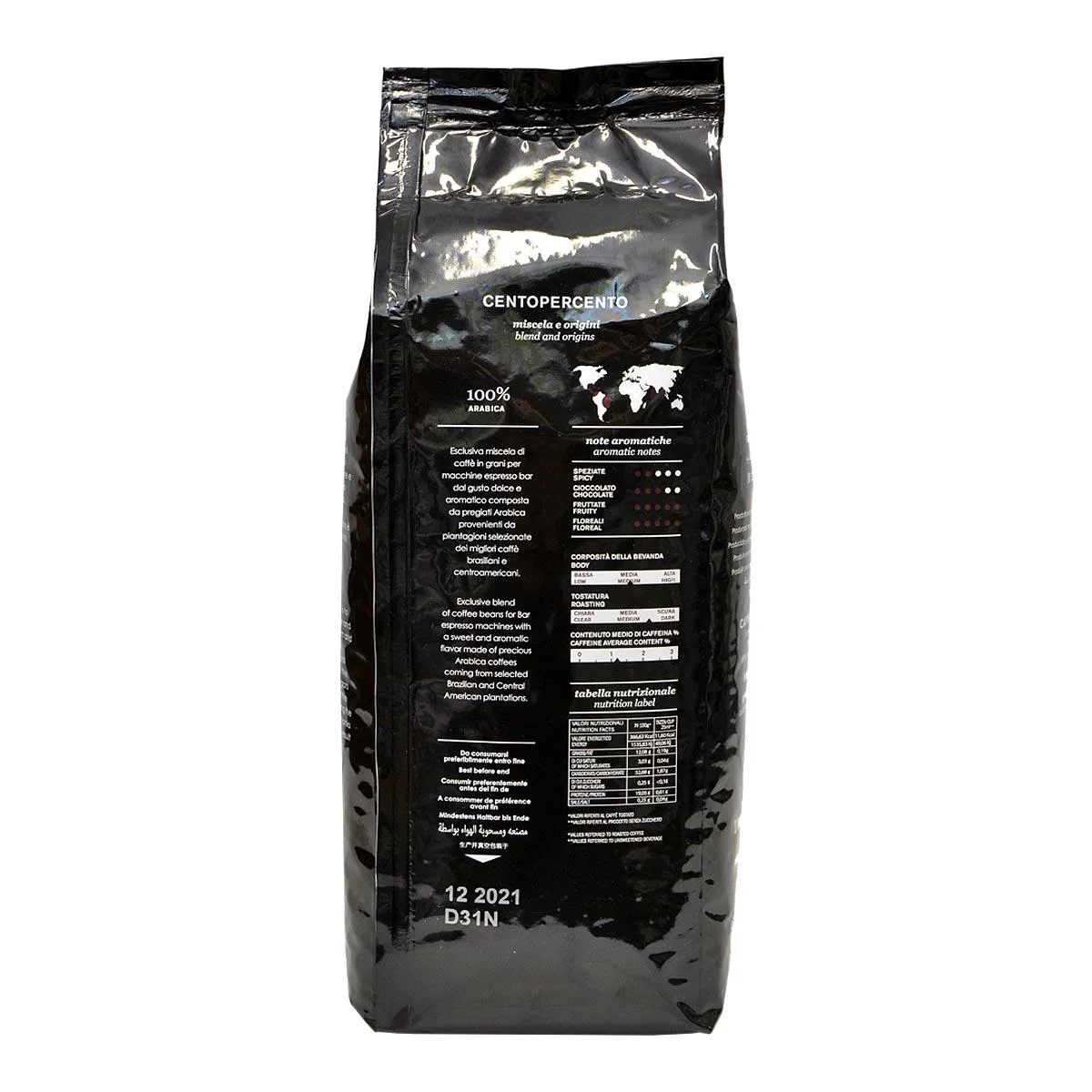 Mauro Centopercento Cafea boabe, 1kg [3]