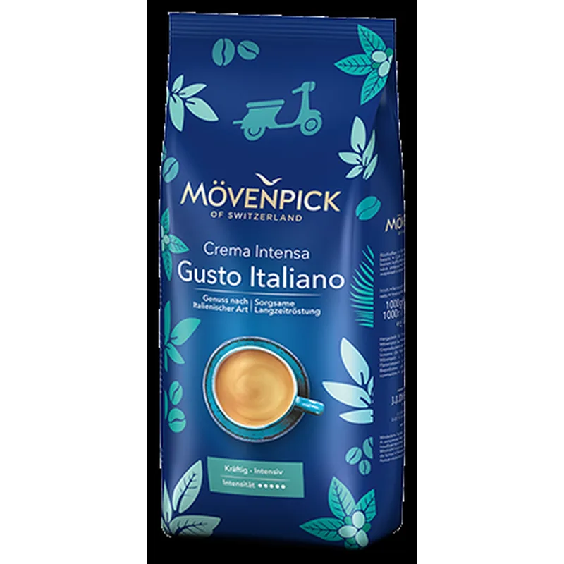 Movenpick Caffe Crema Gusto Italiano Intenso Cafea boabe 1kg [2]
