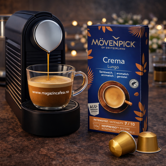 Movenpick Crema Lungo Capsule Aluminiu Nespresso, 10 buc [3]