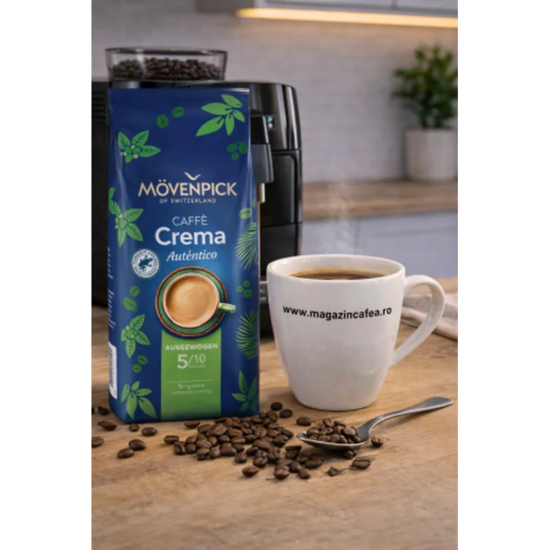 Movenpick El Autentico Caffe Crema Rainforest Cafea boabe 1kg [3]
