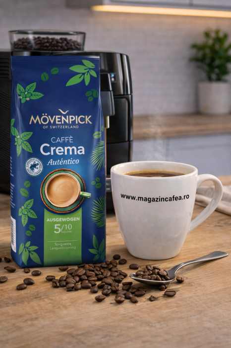 Movenpick El Autentico Caffe Crema Rainforest Cafea boabe 1kg [4]