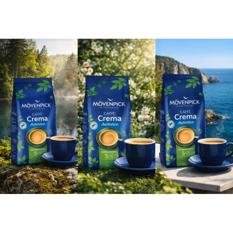 Movenpick El Autentico Caffe Crema Rainforest Cafea boabe 1kg [4]