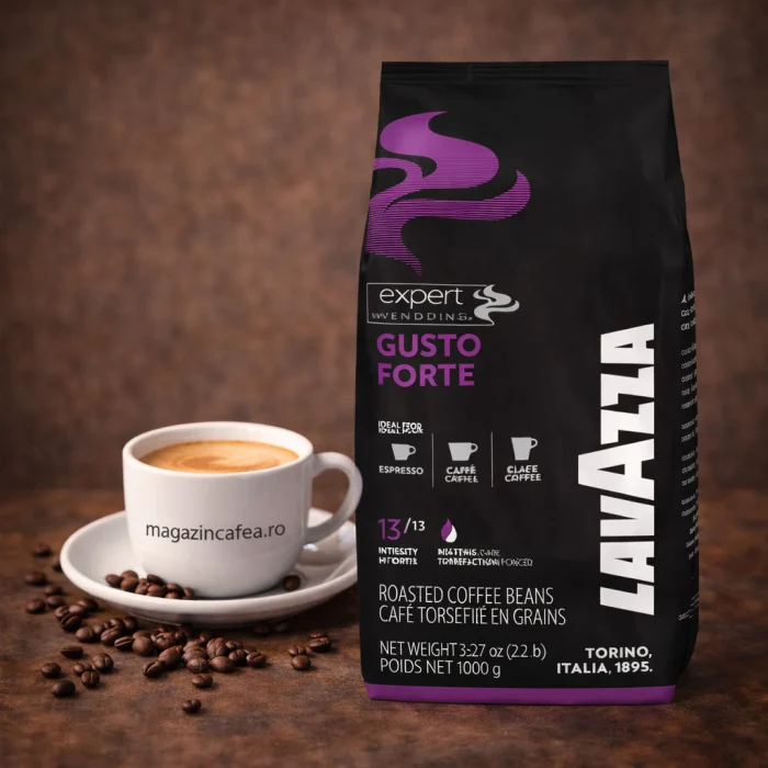 Pachet 18 x Lavazza Gusto Forte Vending cafea boabe 1kg [3]