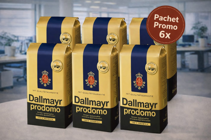 Pachet 6 x Cafea boabe Dallmayr Prodomo, 500g [2]