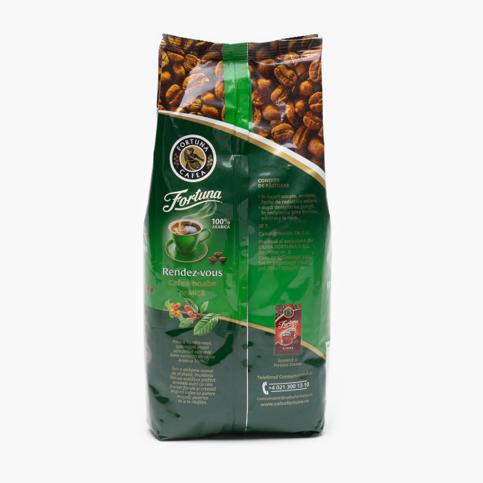 Pachet 6 x Fortuna Rendez-Vous cafea boabe 1kg [4]