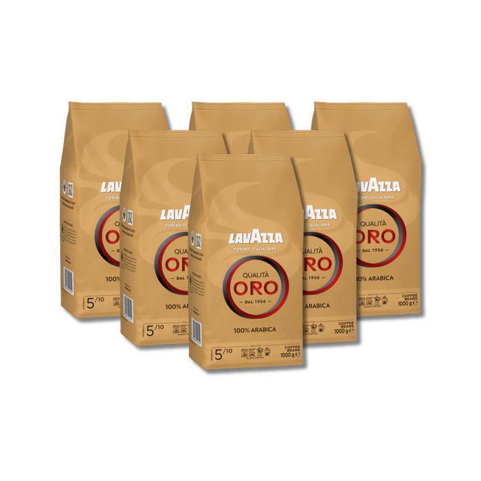 Pachet 6 x Lavazza Qualita Oro cafea boabe 1kg [1]