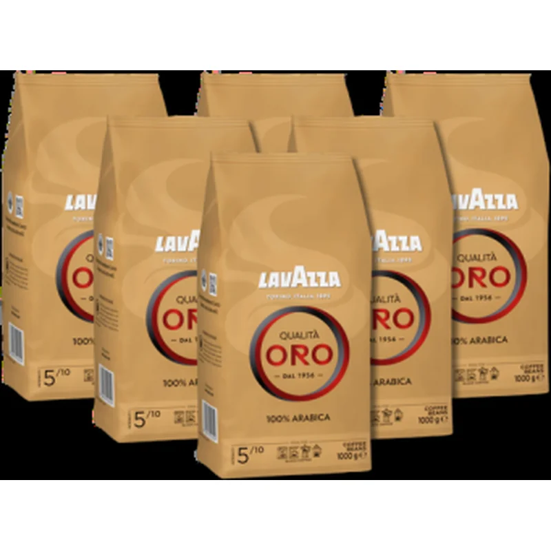 Pachet 6 x Lavazza Qualita Oro cafea boabe 1kg [3]