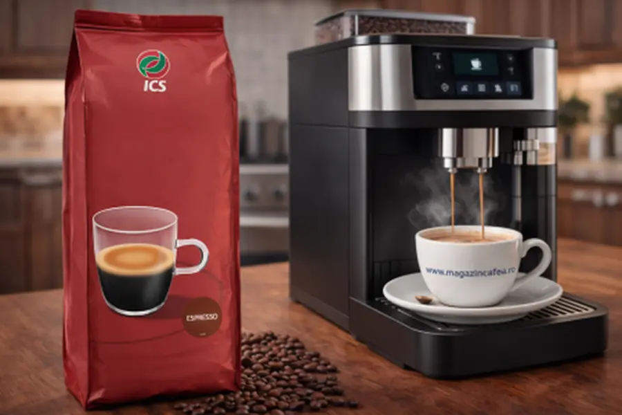 Pachet 8 x Ics Espresso cafea boabe 1kg [3]