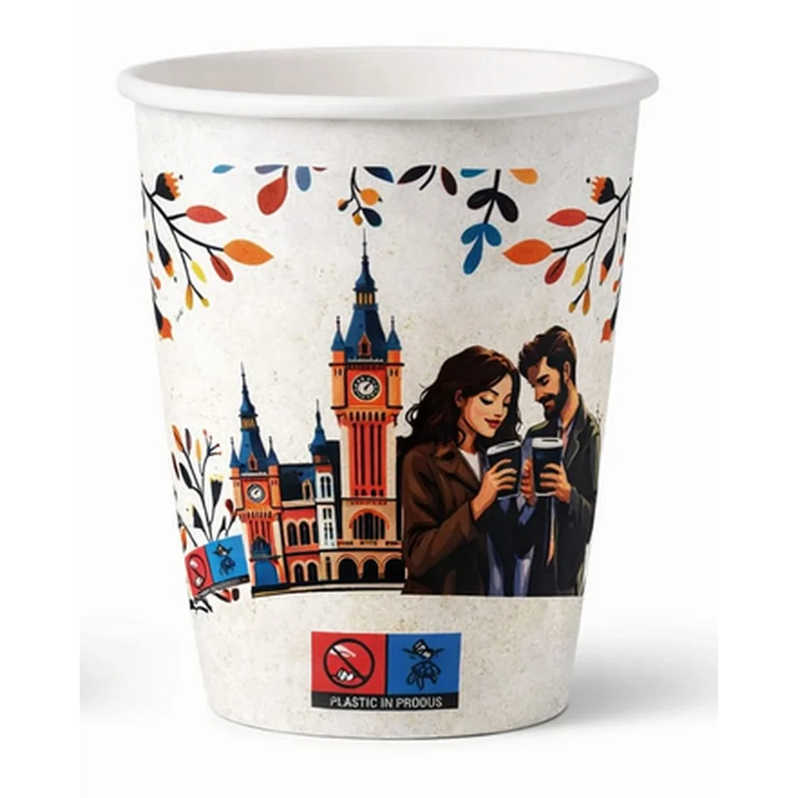 Pahare carton colorate, 7 oz, 210 ml, 50 buc [2]