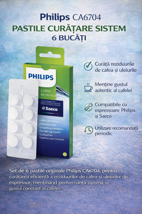 Philips CA6704/10 pastile curatare sistem 6 buc [2]