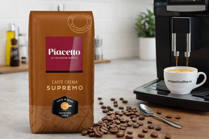 Piacetto Supremo Cafe Crema Cafea boabe 1kg [3]
