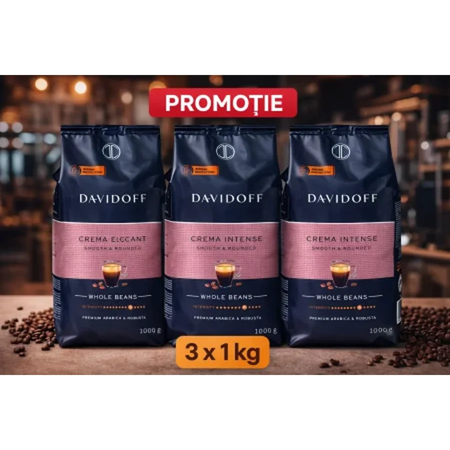 Promotie 3 x Davidoff Crema Intense, 1kg [5]