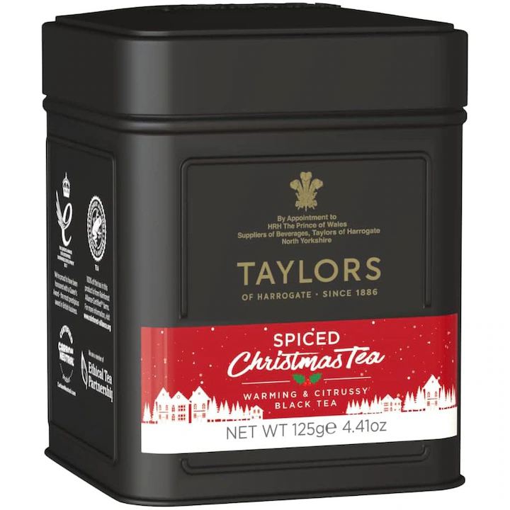 Taylors of Harrogate Ceai Negru Editie de Craciun Cutie Metalica, 125 g [2]