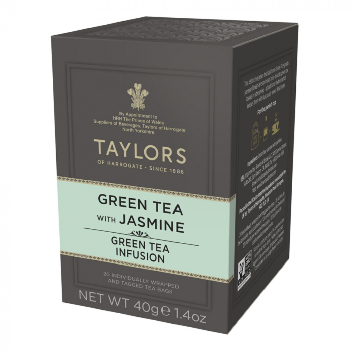 Taylors of Harrogate Ceai Verde cu Iasomie, 20 pliculete [1]