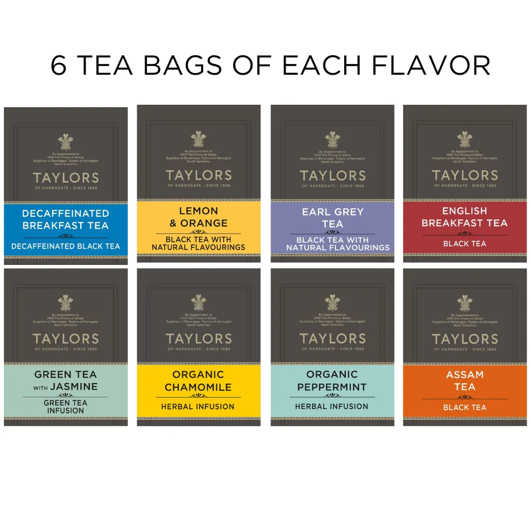 Taylors of Harrogate Classic Collection Cutie Cadou Mix Ceaiuri, 48 plicuri [3]