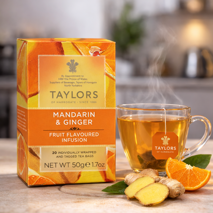 Taylors of Harrogate Mandarin & Ginger Ceai Infuzie, 20 plicuri [2]