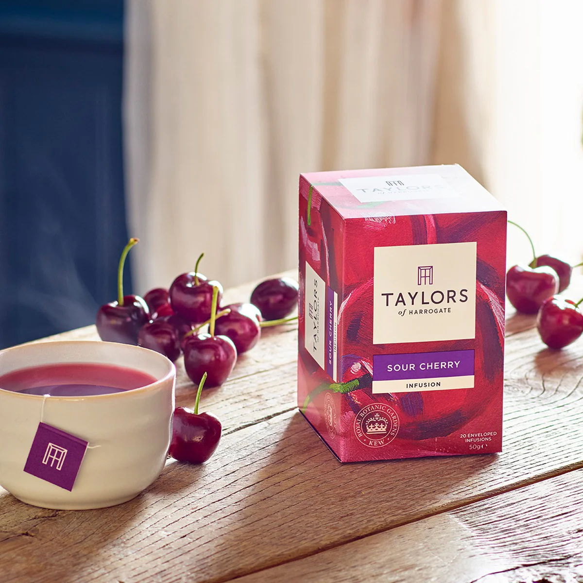 Taylors of Harrogate Sour Cherry Ceai Infuzie, 20 pliculete [3]