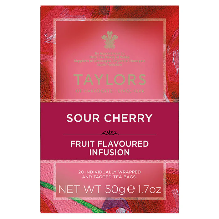 Taylors of Harrogate Sour Cherry Ceai Infuzie, 20 pliculete [2]