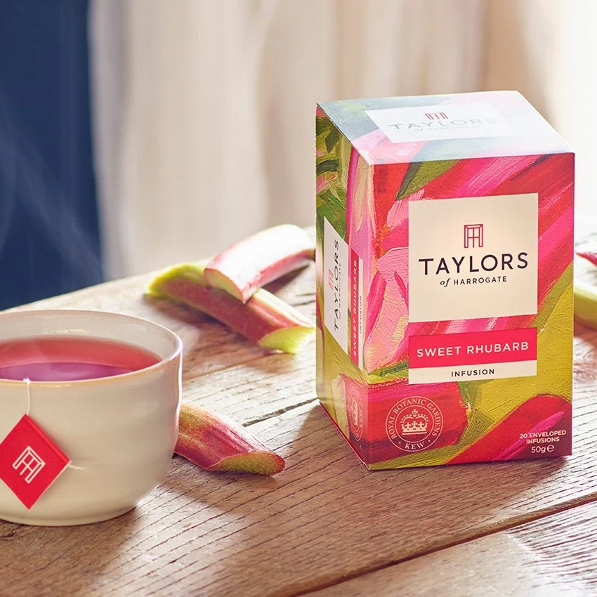 Taylors of Harrogate Sweet Rhubarb Ceai Infuzie, 20 pliculete [3]