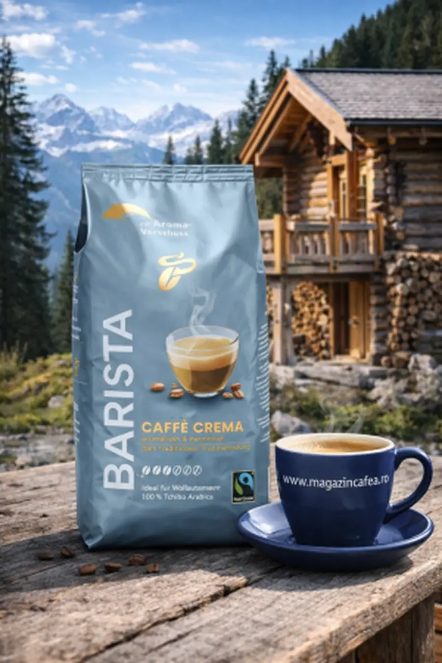 Tchibo Barista Caffe Crema cafea boabe 1kg [4]