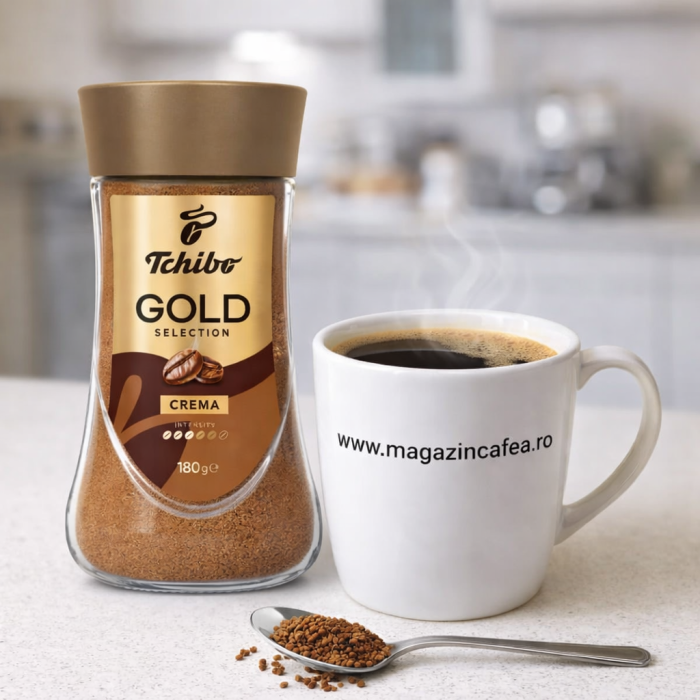 Tchibo Gold Selection Crema cafea instant 180g [3]