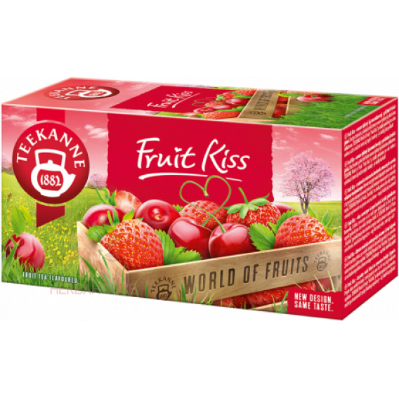 Teekanne Ceai Fruit Kiss capsuni si cirese, 20 plicuri [1]