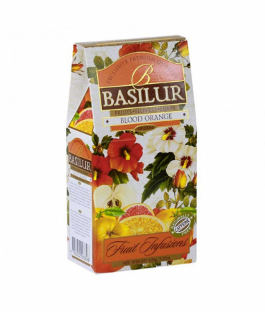 Ceaiuri - Basilur Blood Orange Ceai de fructe Refill, 100g