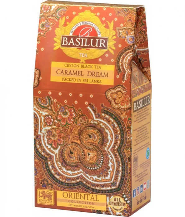 Ceaiuri - Basilur Caramel Dream Refill Ceai neagru 100g