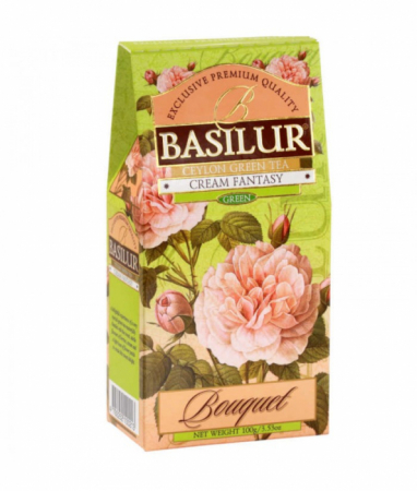 Ceaiuri - Basilur Cream Fantasy Refill Ceai verde 100g