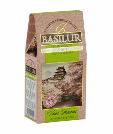 Ceaiuri - Basilur Spring Tea Ceai verde Refill, 100 g