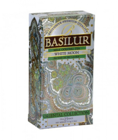Ceaiuri - Basilur White Moon Ceai verde 25 plicuri