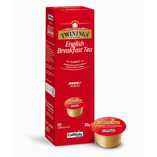 Capsule cafea - Caffitaly Twinings English Breakfast capsule ceai negru 10 buc