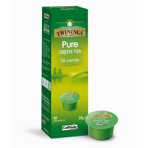 Capsule cafea - Caffitaly Twinings Pure Green capsule ceai verde 10 buc