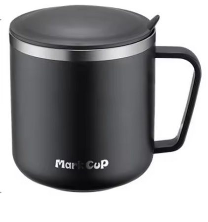 Complementare - Cană termoizolantă din inox 350 ml cu perete dublu și capac etanș