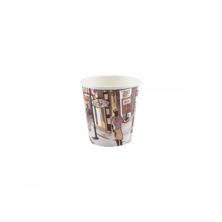 Pahare de carton - City 4oz Pahare Carton,110 ml, 50 buc