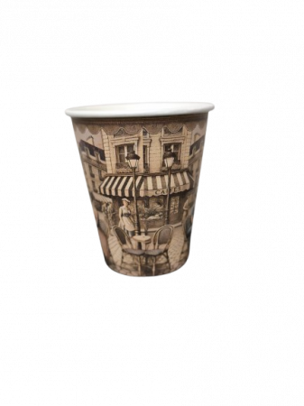 Pahare de carton - City Pahare carton 8oz - 240 ml, 50 buc