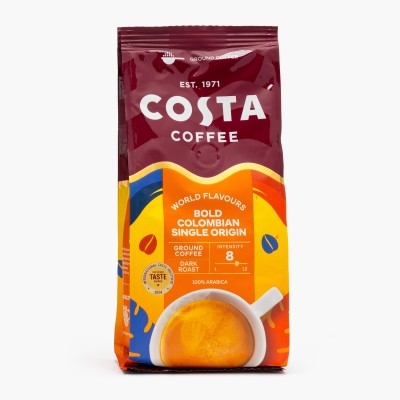 Cafea - Costa Colombian Roast Single Origin cafea boabe, 500g