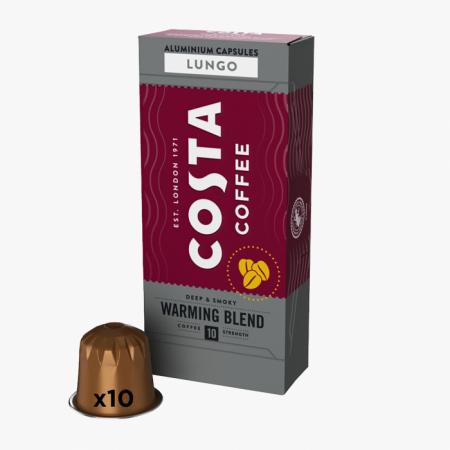 Capsule cafea - Costa Warming Blend Lungo Capsule Nespresso, 10 buc