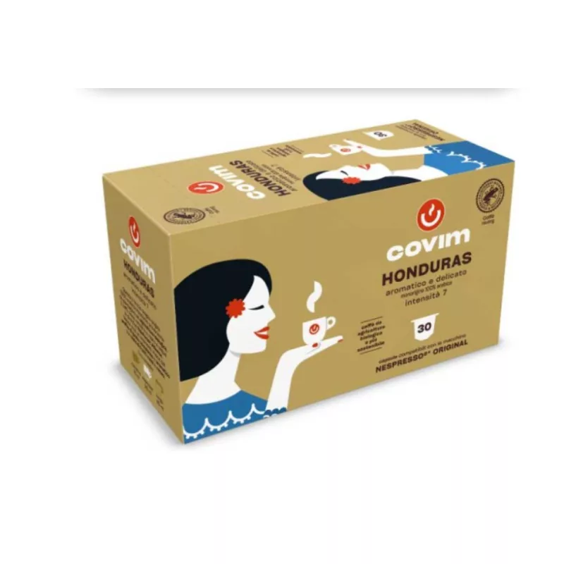 Cafea - Covim Honduras Capsule Nespresso, 30 buc